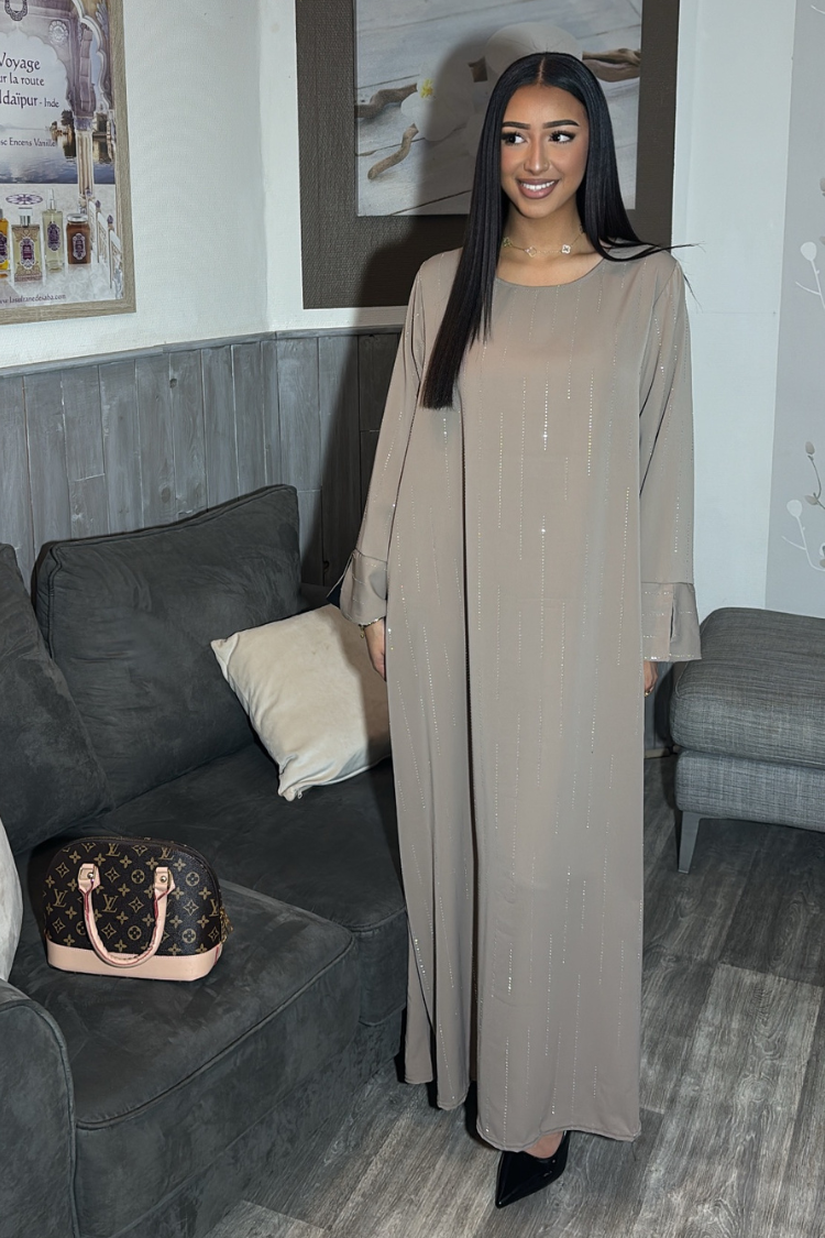 Abaya KOWEÏT Beige Ivoire