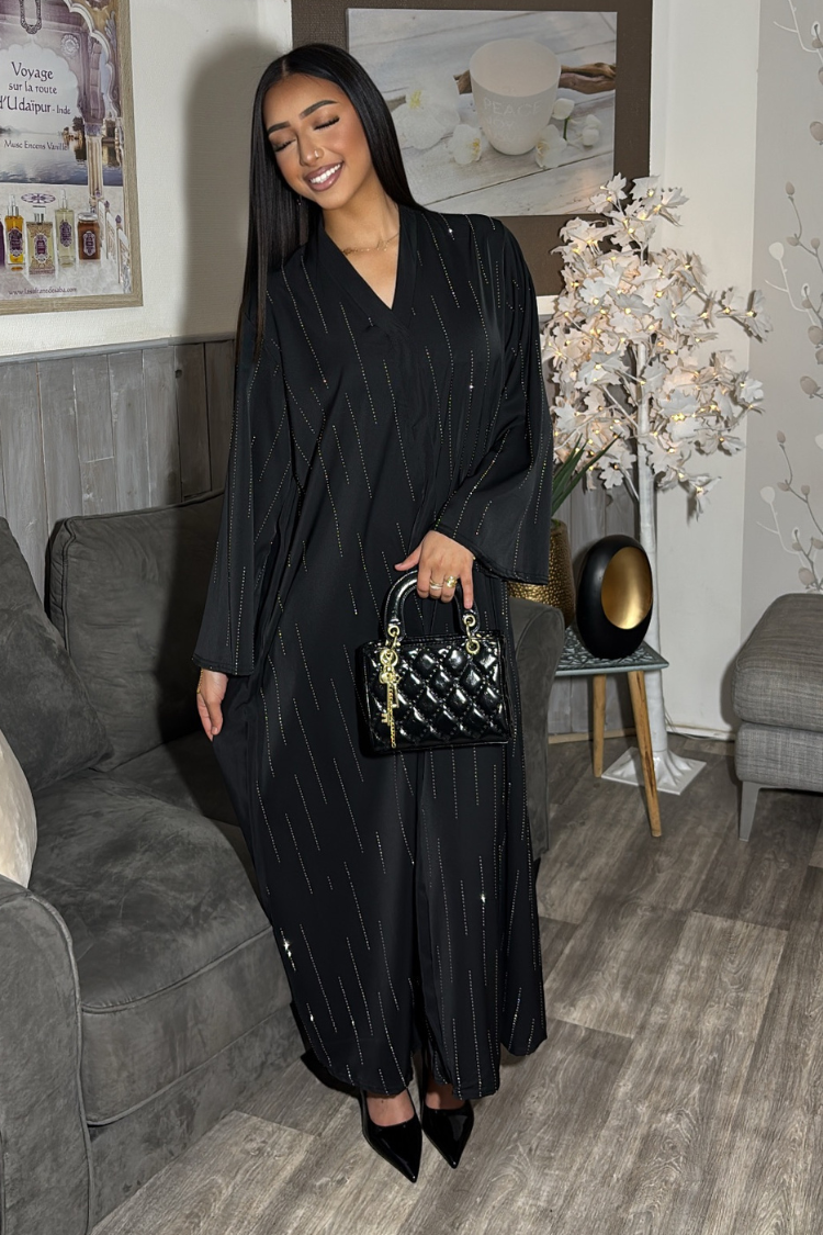 Abaya YÉMEN Noir Profond